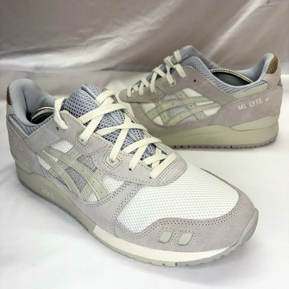 ASICS Gel-Lyte III OG Running Shoe Men's US 12 EU 46.5 1203A330 Cream Light Dust